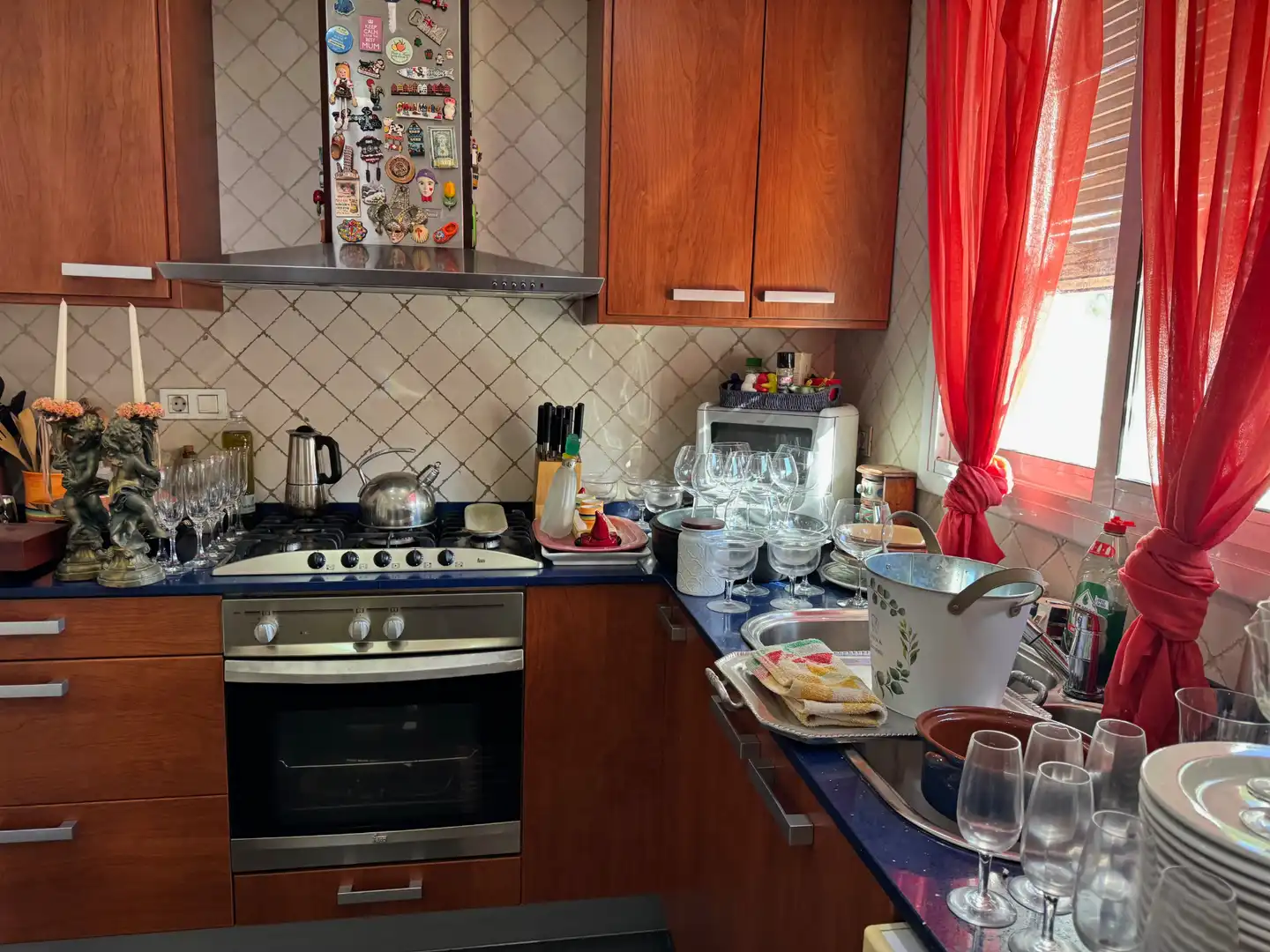 Cocina de Casa o chalet en venta en Mollet del Vallès con Jardín privado