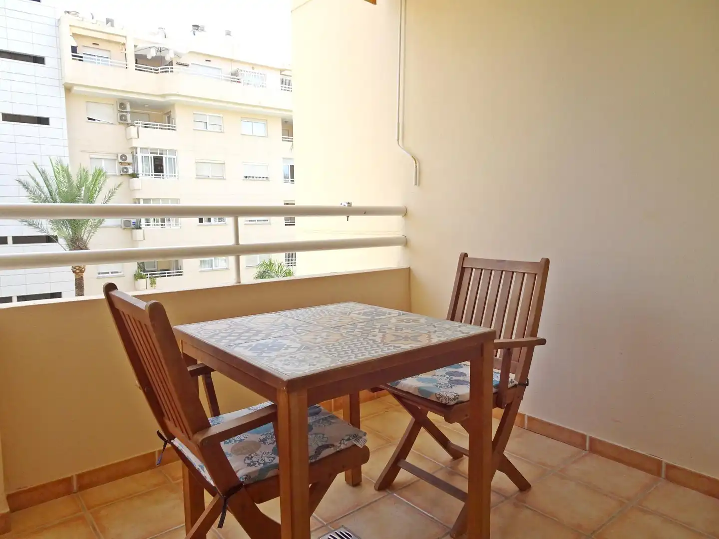 Terrasse von Wohnung zur Miete in Málaga mit Klimaanlage, Privatgarten und Terrasse