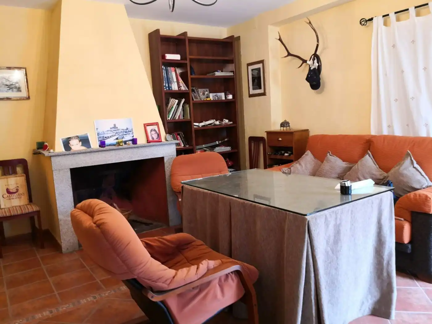 Sala de estar de Finca rústica en venta en Belalcázar