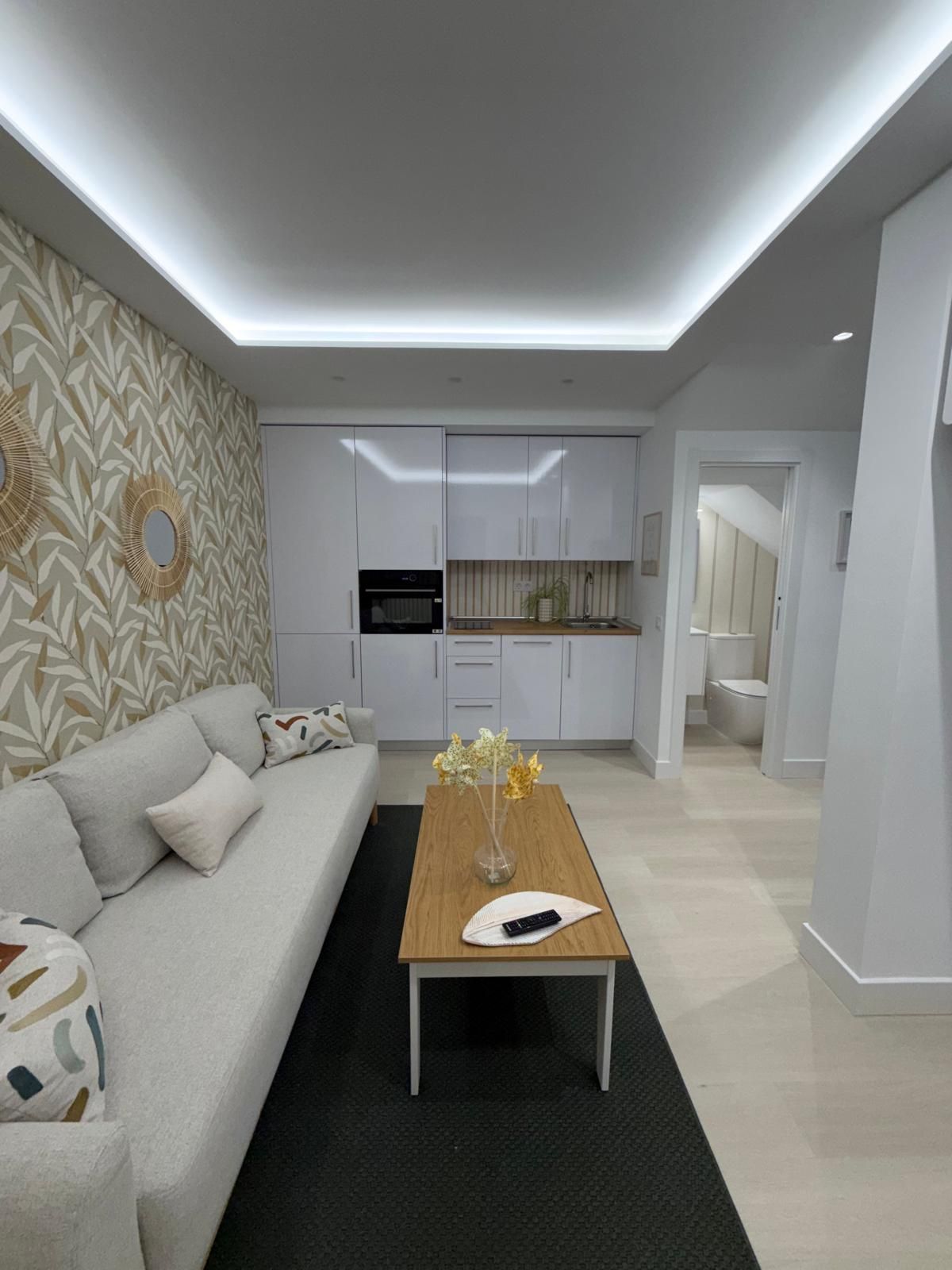 Sala de estar de Planta baja en venta en  Madrid Capital con Calefacción y Terraza