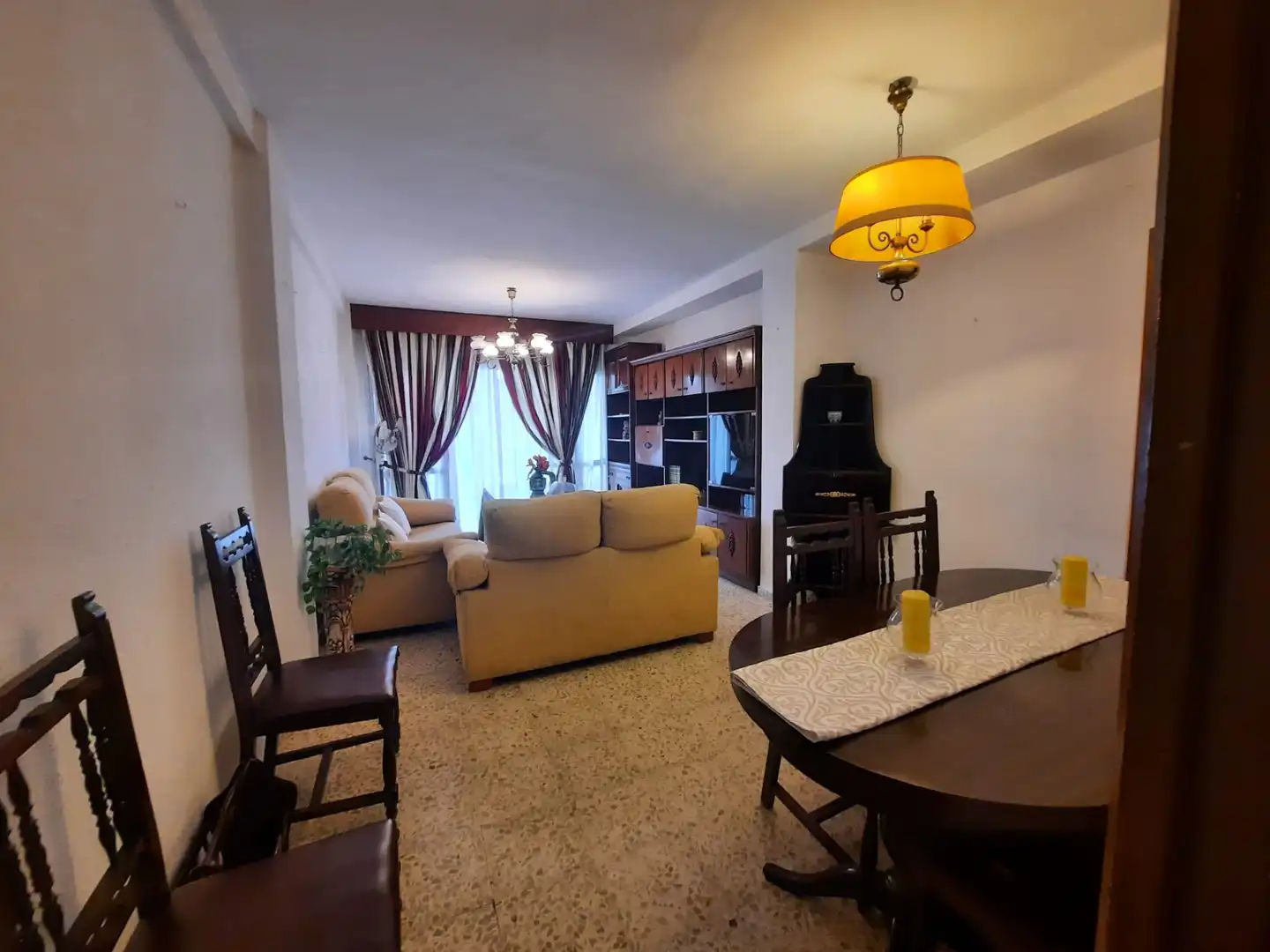 Sala d'estar de Pis en venda en Badajoz Capital amb Moblat