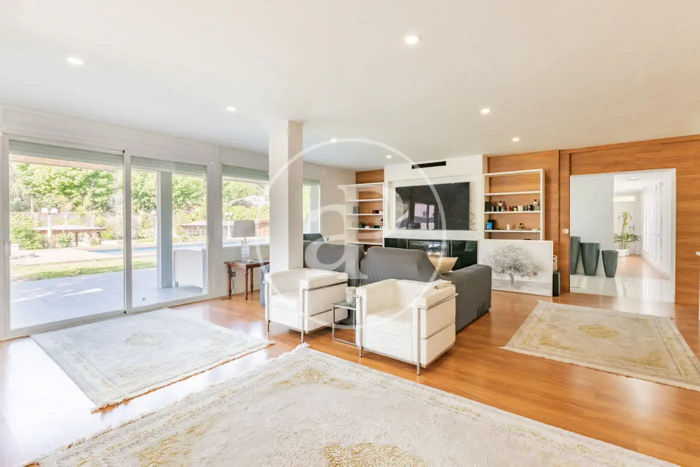 Sala de estar de Casa o chalet en venta en Fuente del Fresno con Aire acondicionado, Calefacción y Jardín privado