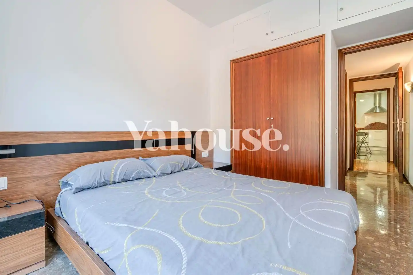 Schlafzimmer von Wohnung zum Verkauf in Barcelona mit Klimaanlage, Heizung und Terrasse