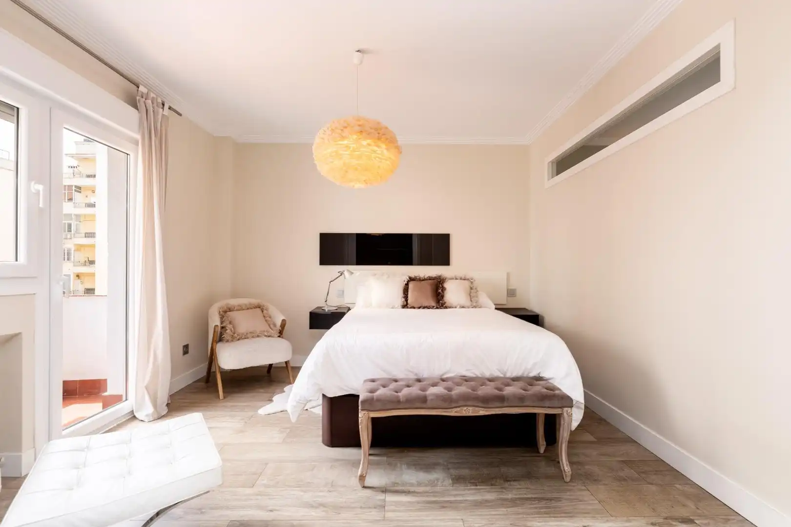 Bedroom of Flat for sale in Madrid  with Air Conditioner, Heating and Terrace