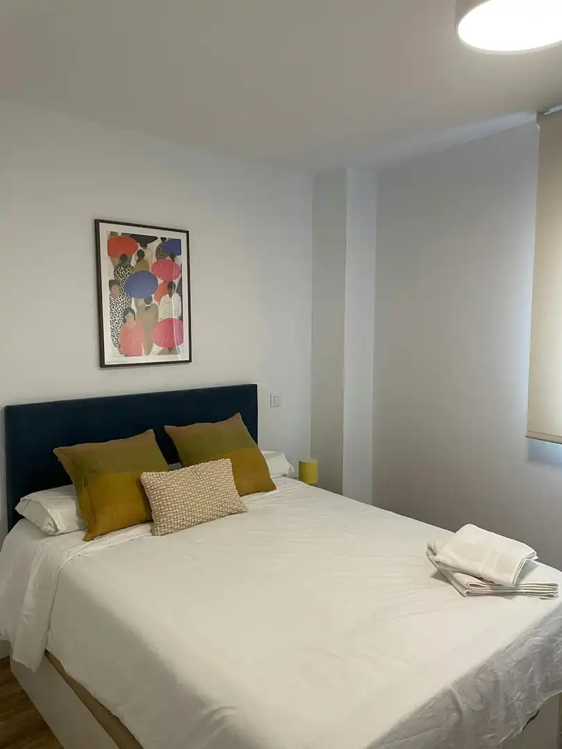 Bedroom of Flat for rent in Madrid  with Air Conditioner, Heating and Furnished