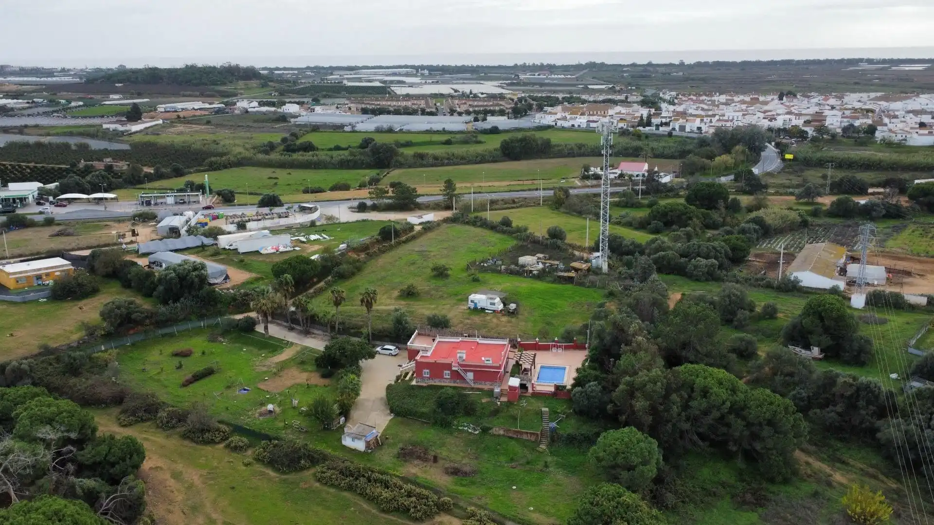 Vista exterior de Finca rústica en venta en Lepe con Calefacción, Jardín privado y Terraza