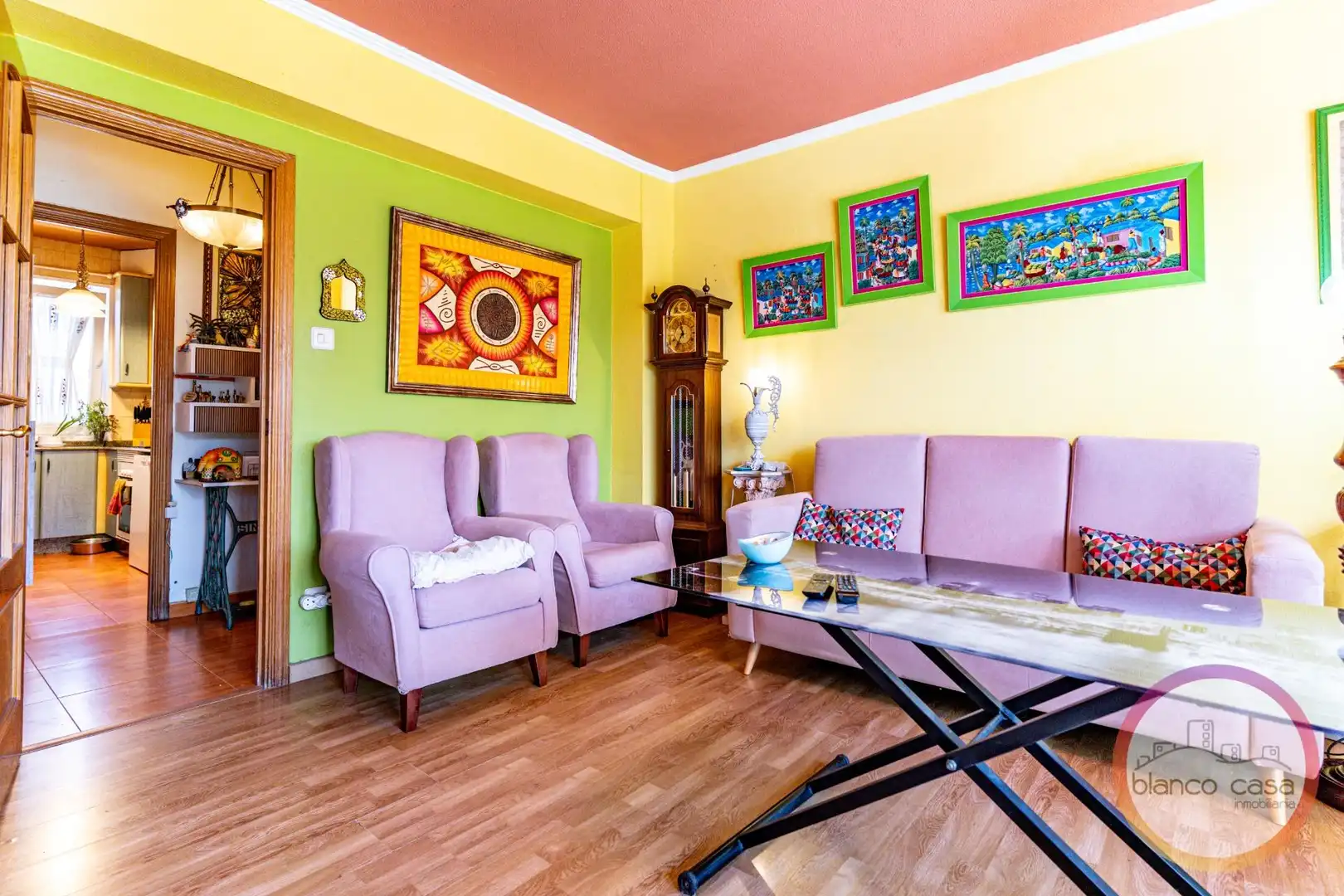 Sala de estar de Piso en venta en A Coruña Capital  con Calefacción y Trastero