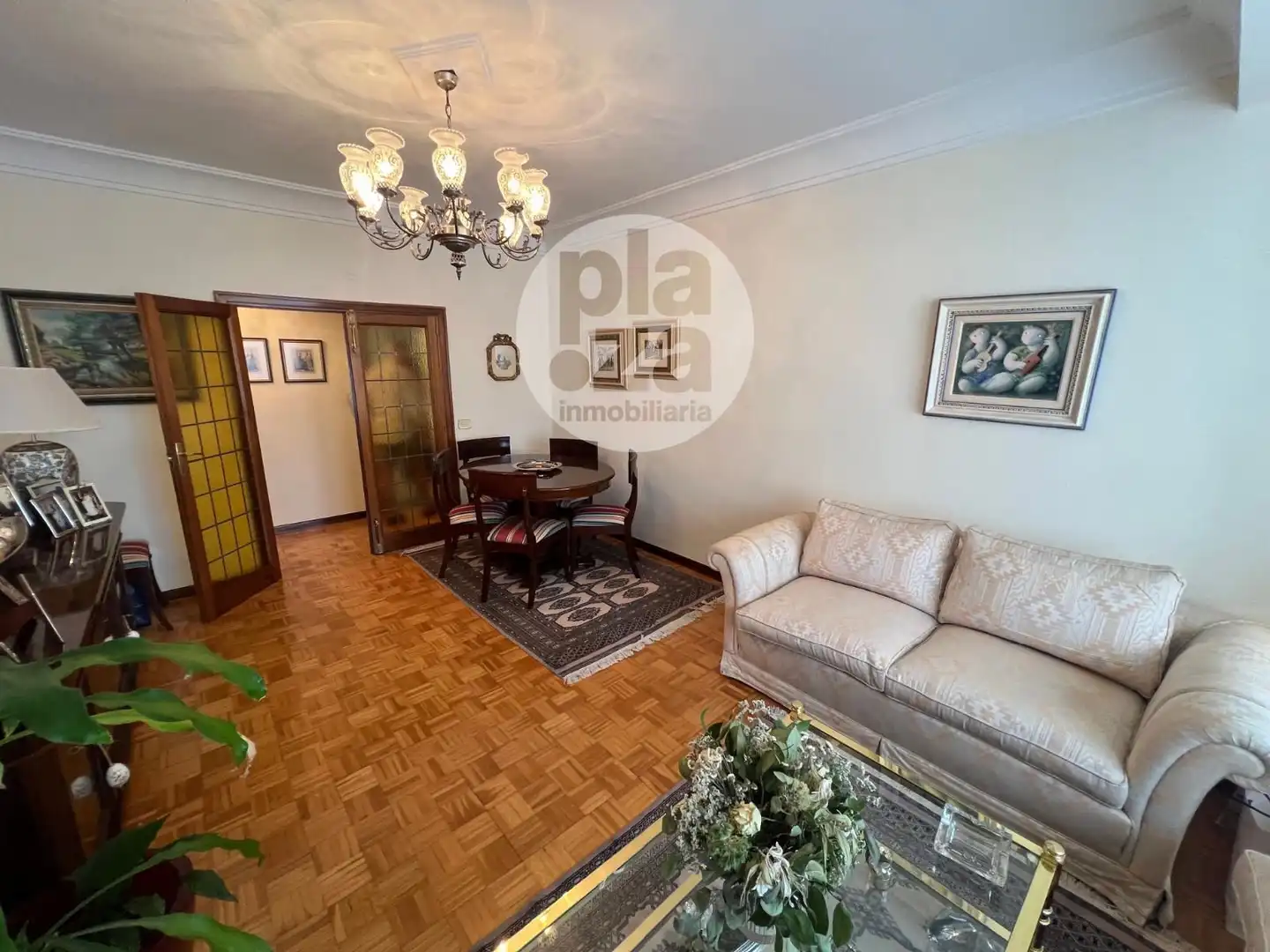 Living room of Flat for sale in Burgos  with Heating, Terrace and Storage room