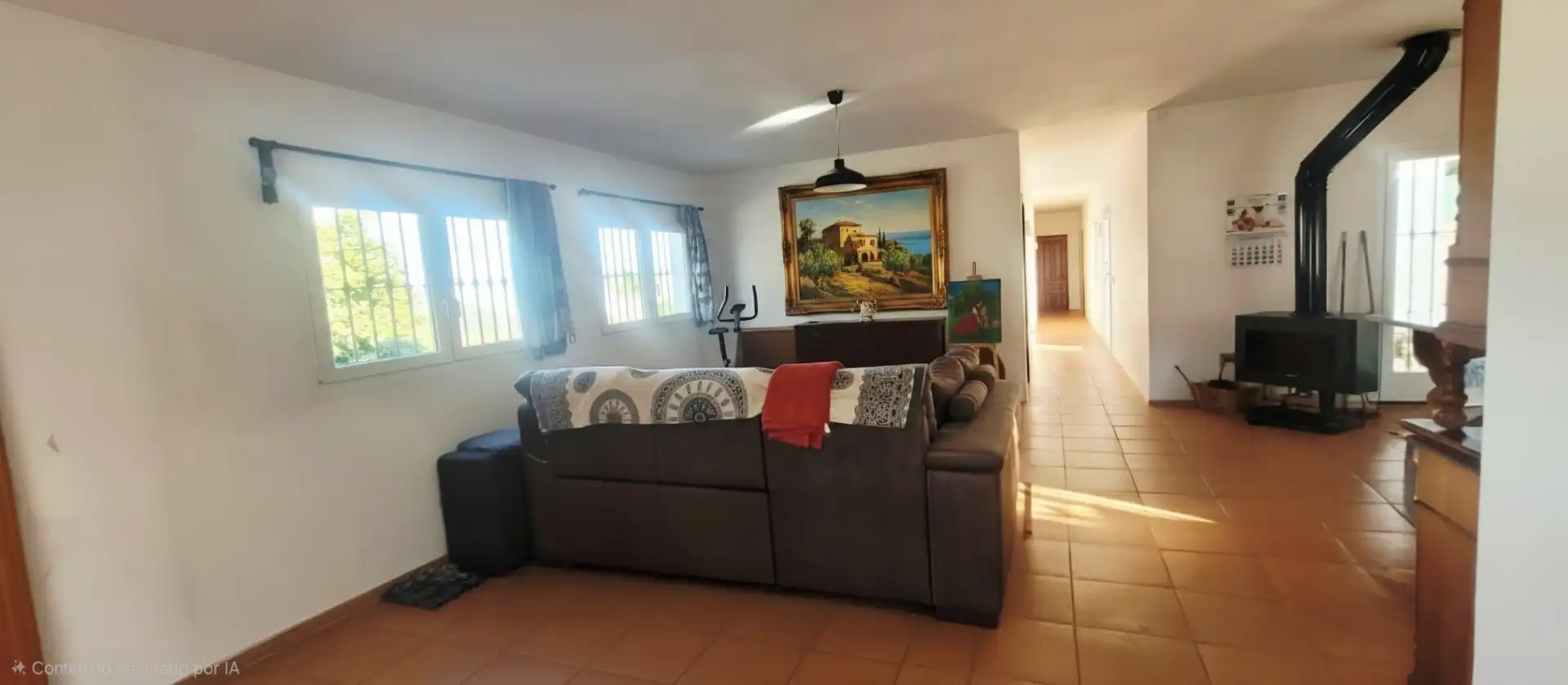 Wohnzimmer von Haus oder Chalet zum Verkauf in Tarifa mit Privatgarten, Möbliert und Ofen