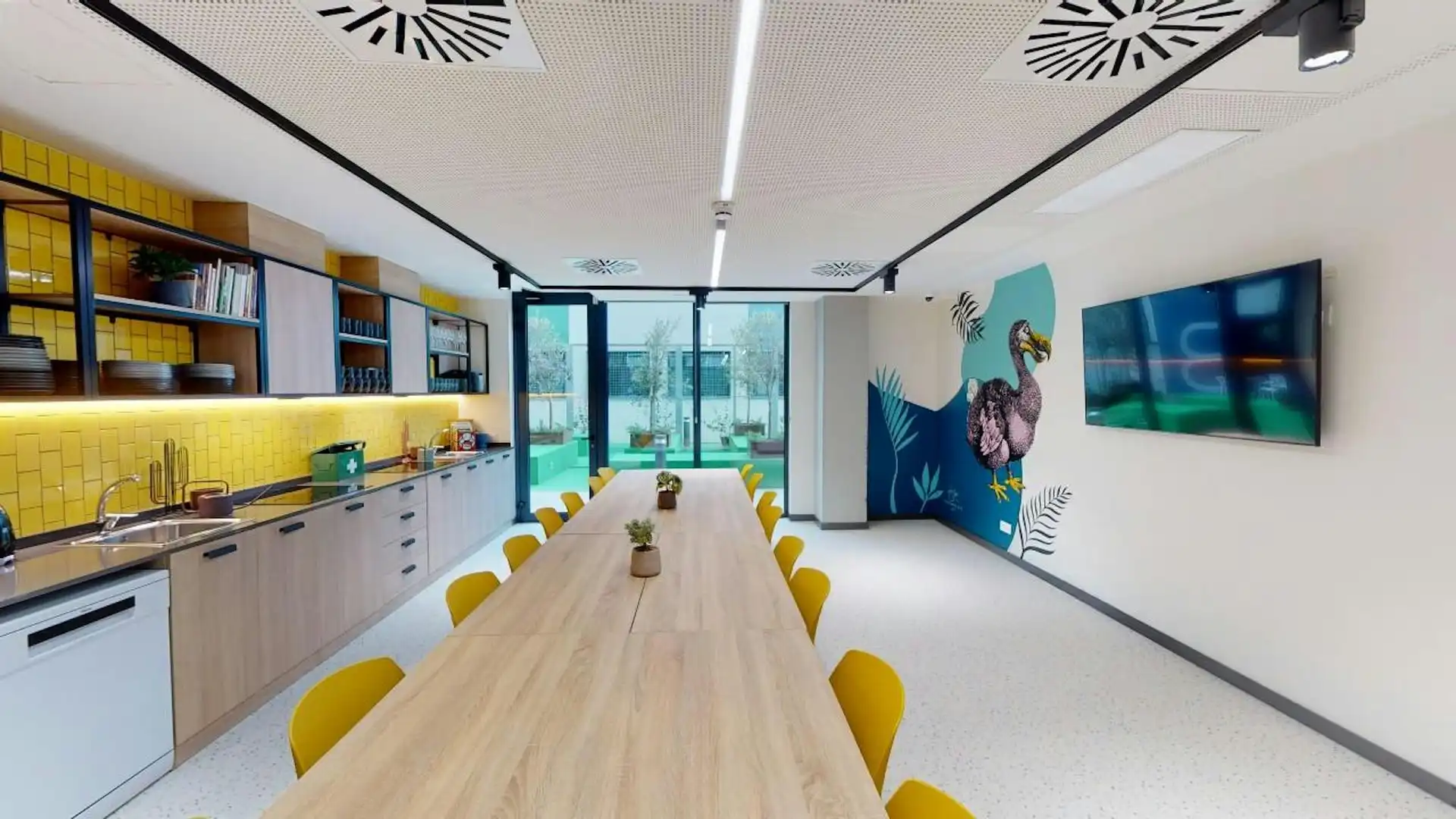 Wohnung zur Miete in Barcelona mit Klimaanlage, Heizung und Privatgarten