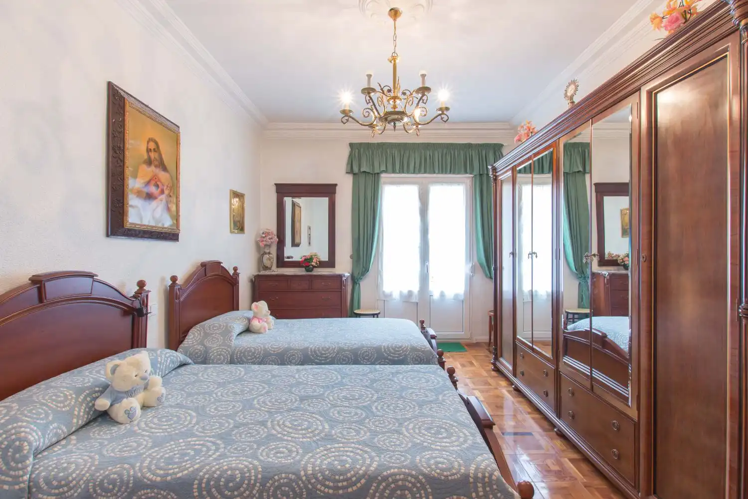 Bedroom of Flat for sale in  Pamplona / Iruña  with Heating and Balcony