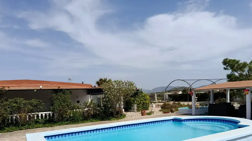 Swimming pool of Flat for sale in Villena