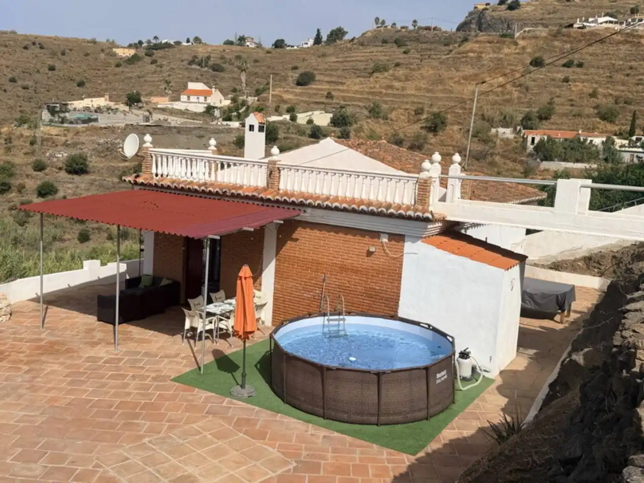 Terrace of Houses for rent in Almuñécar  with Private garden, Terrace and Swimming Pool