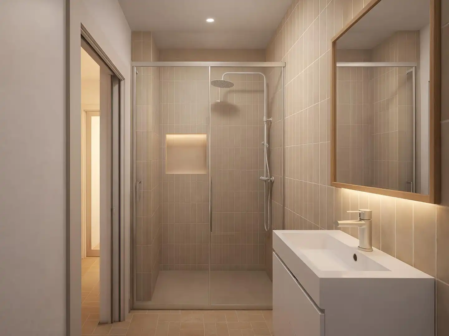 Baño de Casa o chalet en venta en Castellví de la Marca con Calefacción, Parquet y Terraza