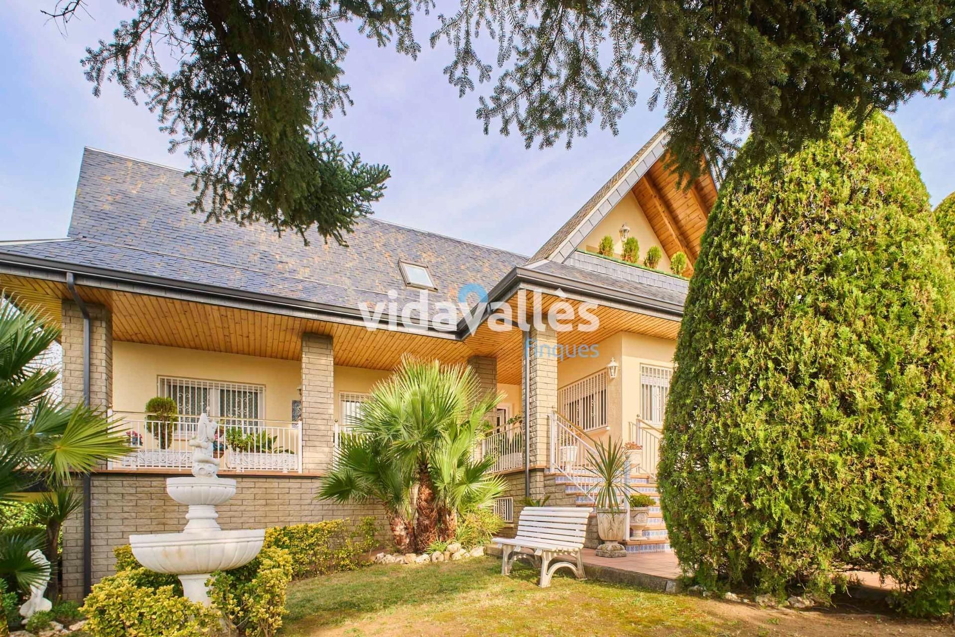 Exterior view of House or chalet for sale in Sant Antoni de Vilamajor  with Heating, Private garden and Storage room