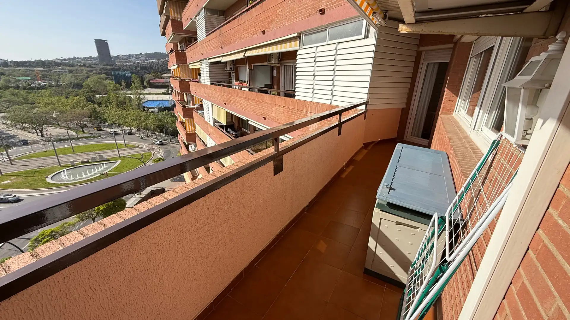 Balcony of Flat for sale in Barcelona  with Air Conditioner, Heating and Parquet flooring
