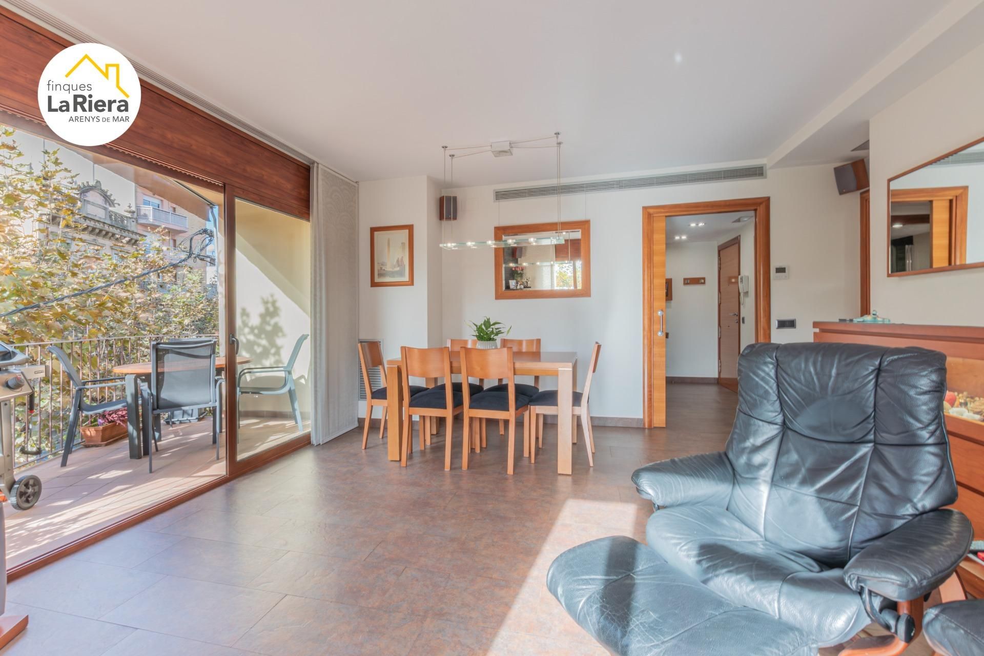 Dining room of Flat for sale in Arenys de Munt  with Air Conditioner, Terrace and Balcony