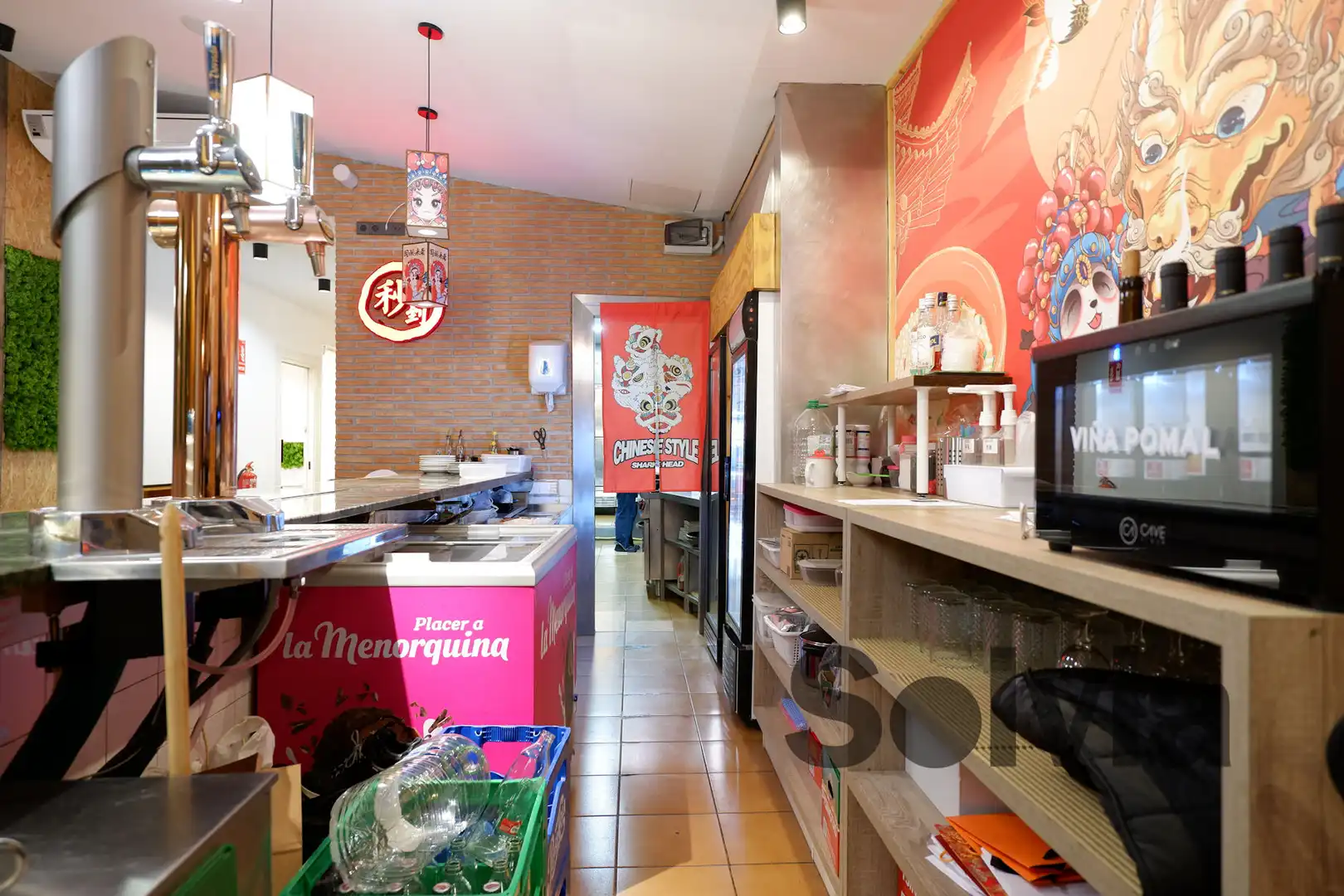 Cocina de Local en traspaso en Valencia con Aire acondicionado, Calefacción y Terraza