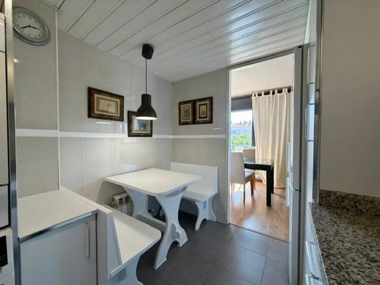 Comedor de Piso de alquiler en Sabadell con Aire acondicionado, Calefacción y Parquet