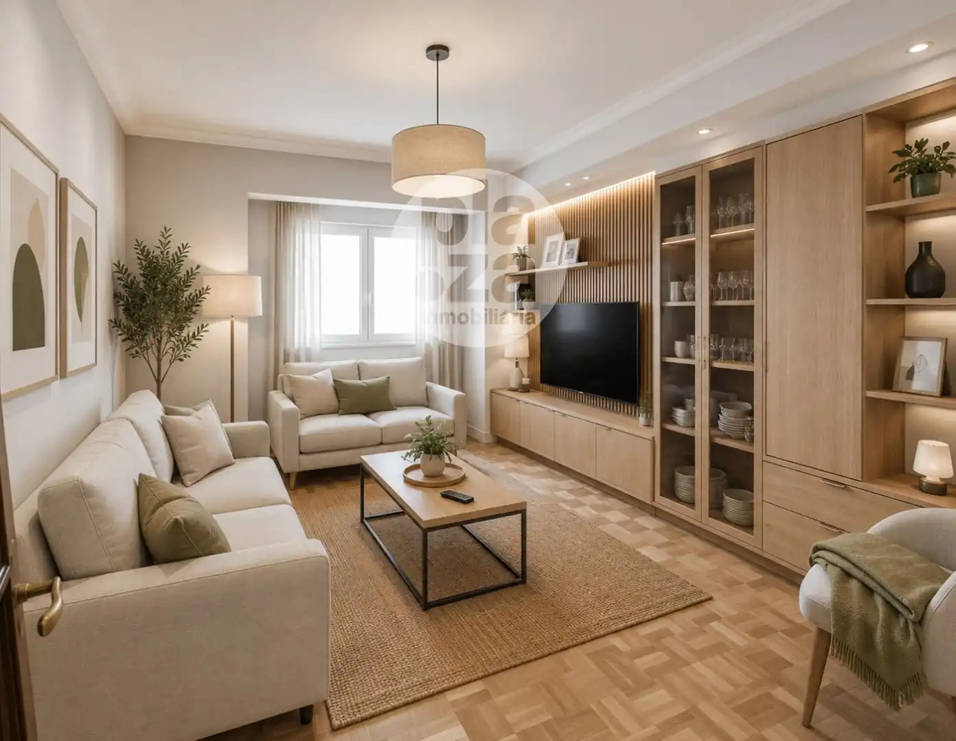 Sala de estar de Piso en venta en Burgos con Calefacción y Terraza