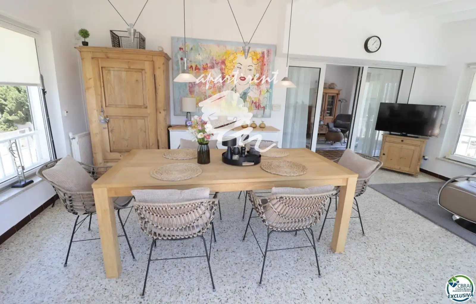 Menjador de Casa o xalet en venda en Roses amb Aire condicionat, Calefacció i Terrassa