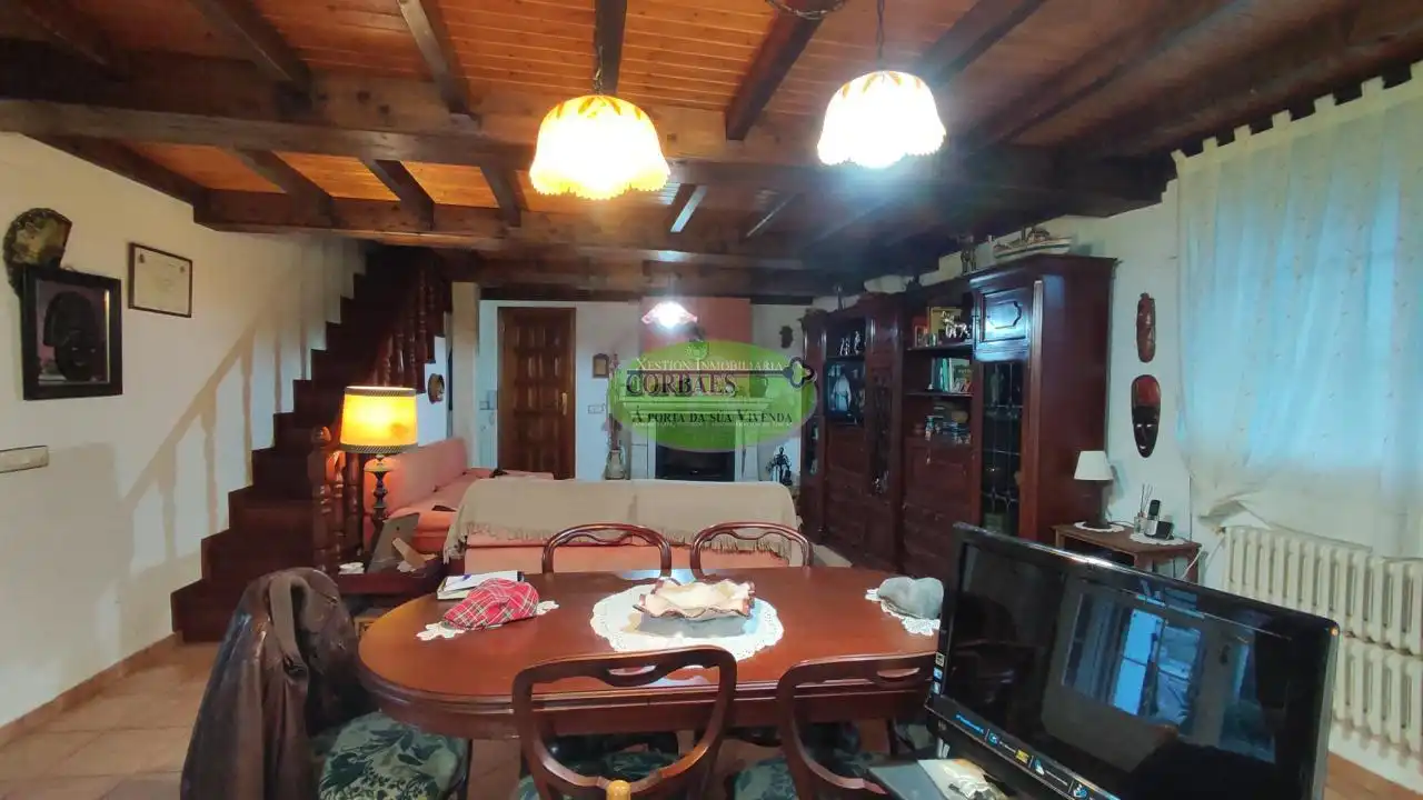 Sala d'estar de Casa o xalet en venda en Paderne de Allariz amb Calefacció, Jardí privat i Parquet