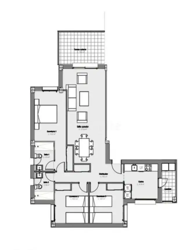 Penthouse mit Terrasse zum Verkauf in Plaza HISPANIDAD DE LA, imagen 47