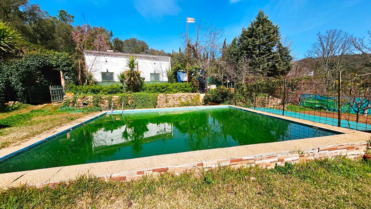 Swimming pool of Country house for sale in Galaroza  with Private garden and Swimming Pool