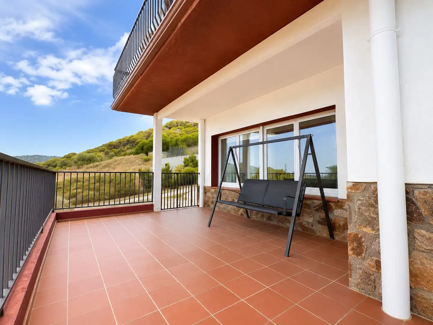 Terrace of Country homes for sale in Argentona  with Air Conditioner, Heating and Private garden