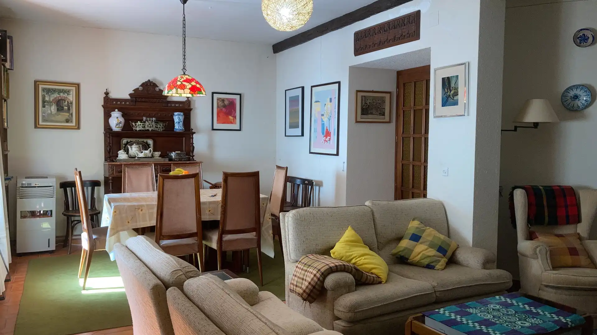 Living room of Houses for sale in Villa del Prado  with Heating, Private garden and Terrace