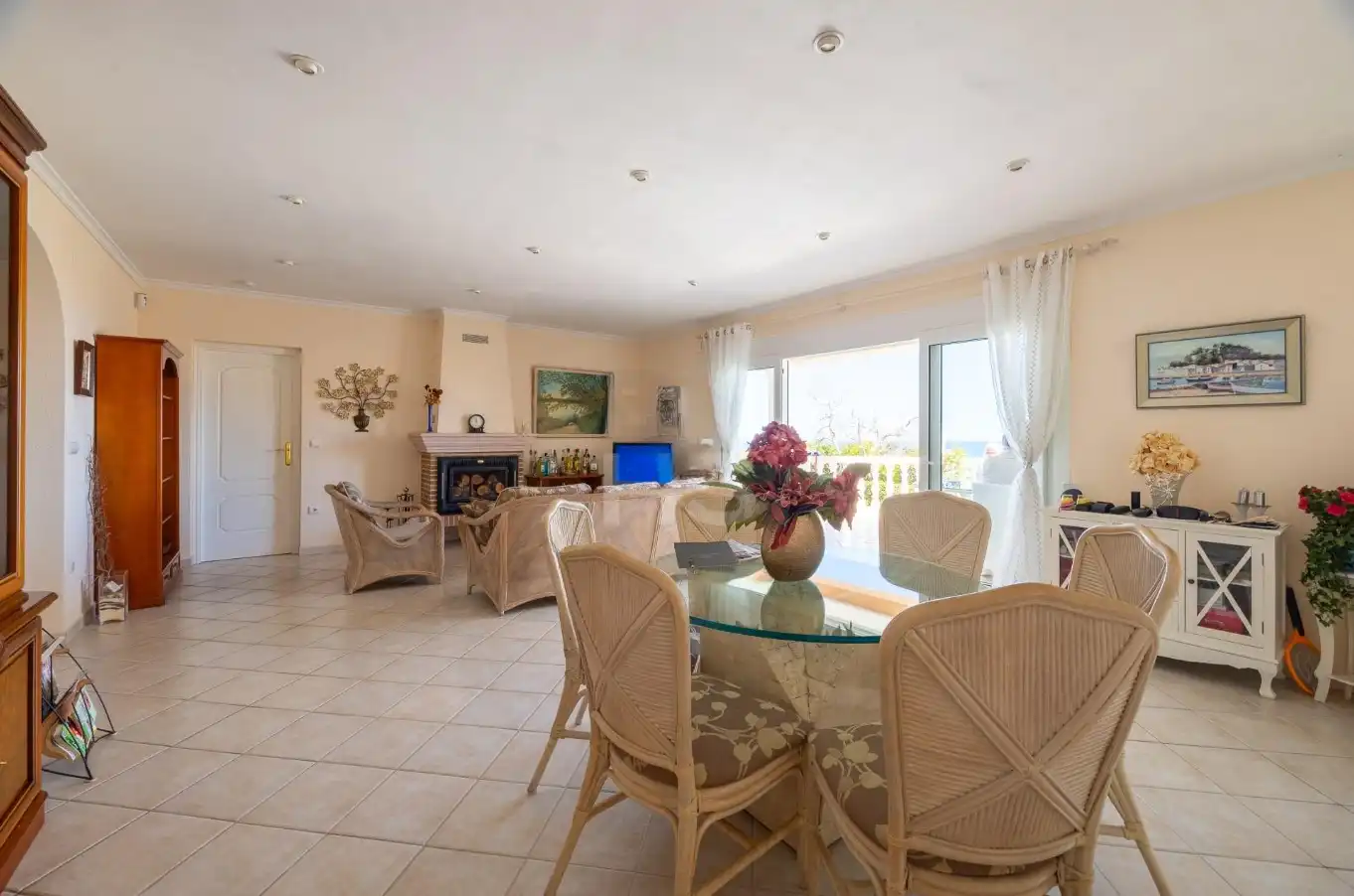 Comedor de Casa o chalet de alquiler en Dénia con Aire acondicionado, Calefacción y Jardín privado