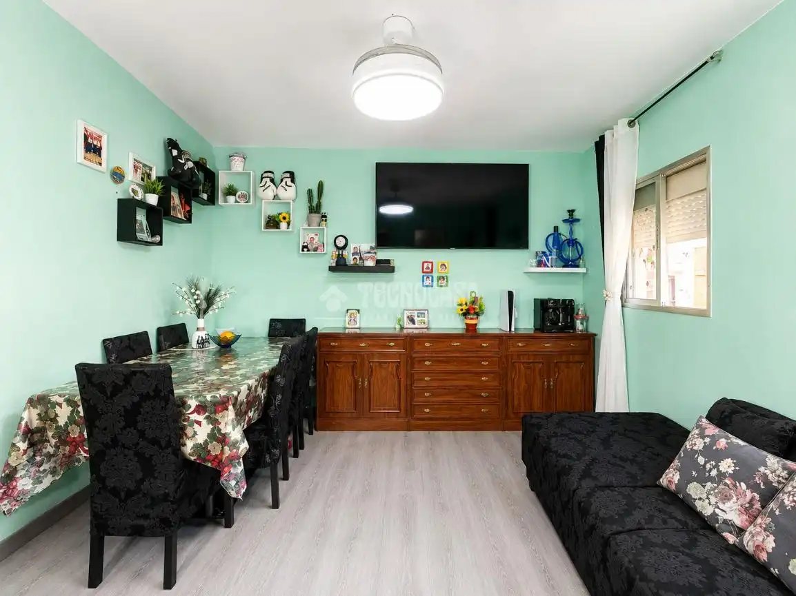 Sala de estar de Piso en venta en Madrid con Balcón