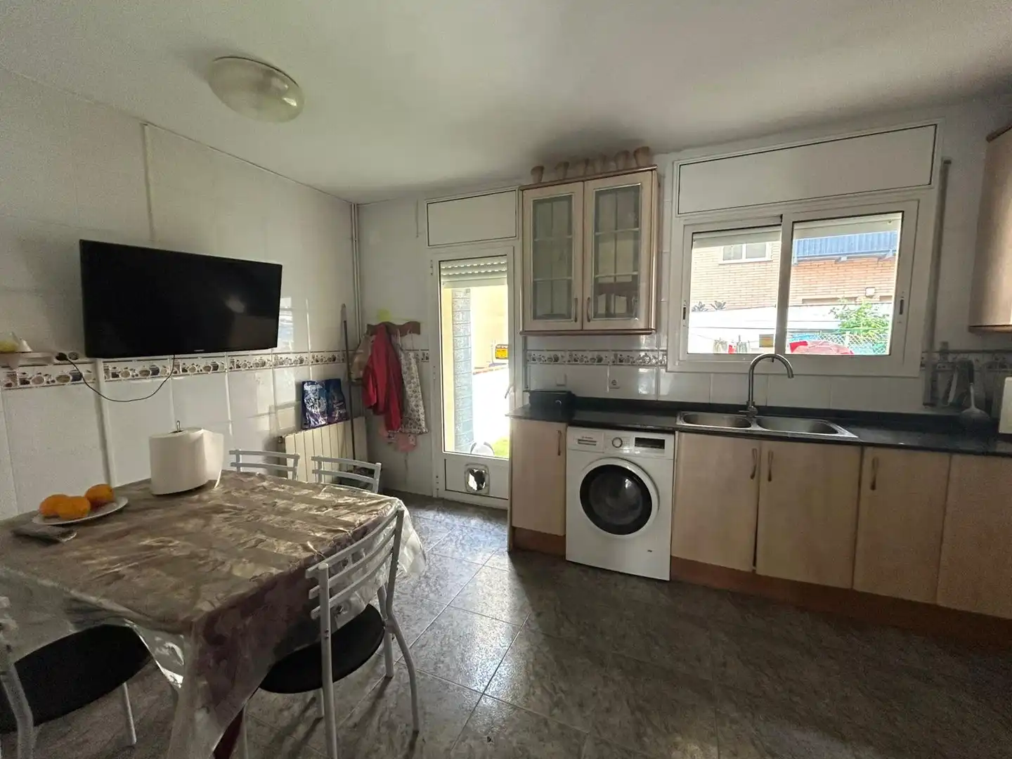 Kitchen of Houses for sale in Sant Adrià de Besòs  with Air Conditioner, Heating and Terrace