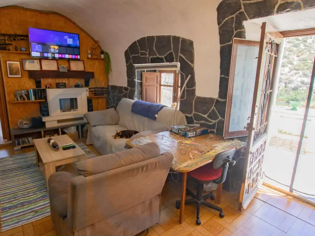 Sala d'estar de Finca rústica en venda en Pulpí