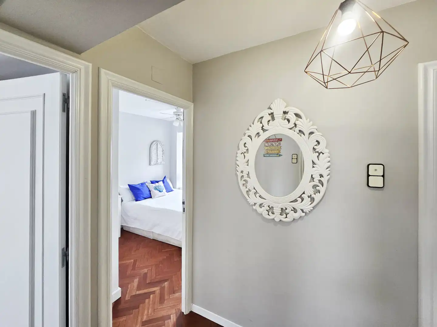 Bedroom of Flat for rent in A Coruña Capital   with Heating, Parquet flooring and Furnished