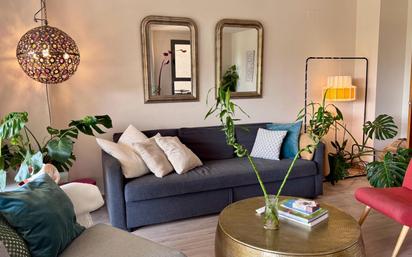 Living room of Flat for sale in  Valencia Capital  with Air Conditioner, Heating and Private garden