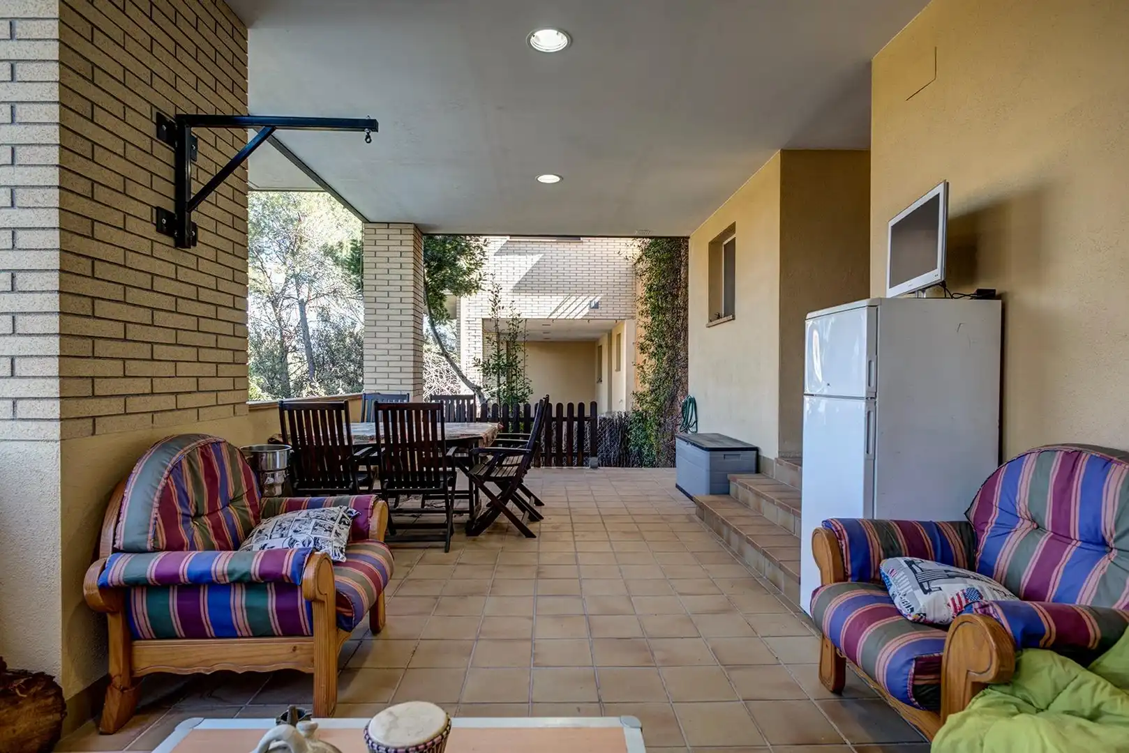 Terraza de Casa o chalet en venta en La Pobla de Claramunt con Aire acondicionado, Calefacción y Jardín privado