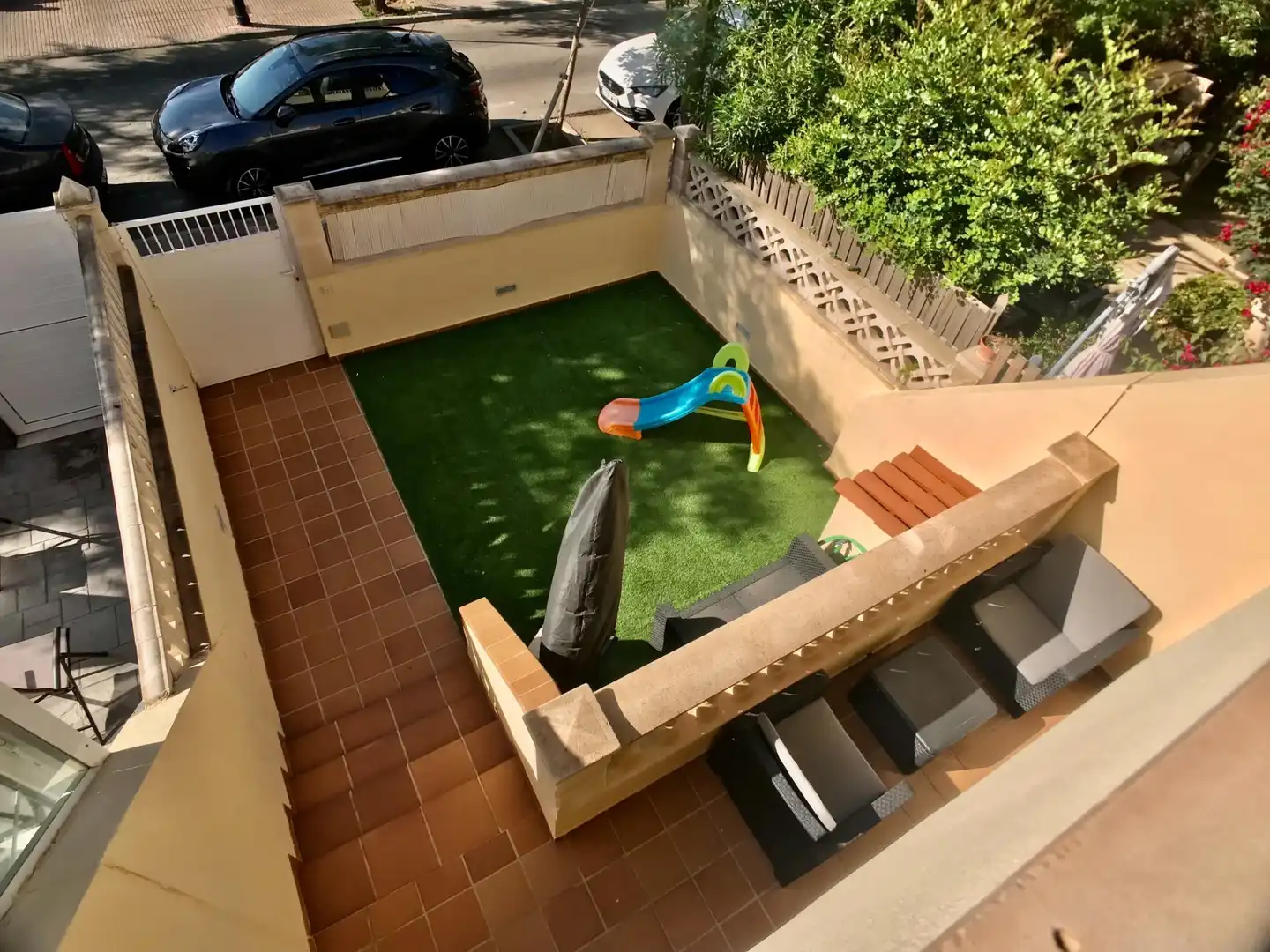 Terrassa de Casa adosada de lloguer en Calvià amb Jardí privat, Parquet i Terrassa