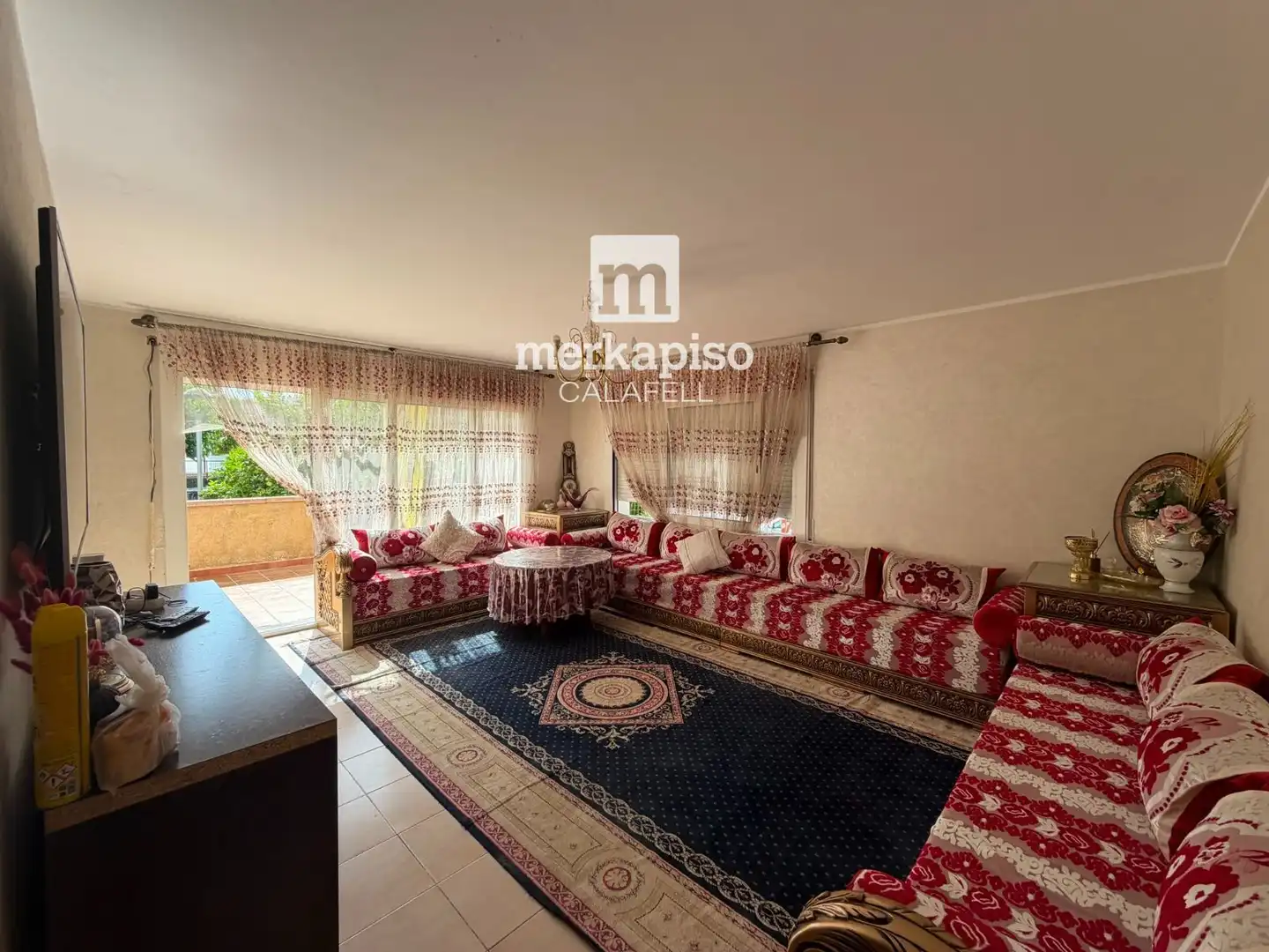 Sala d'estar de Pis en venda en Calafell amb Jardí privat i Terrassa