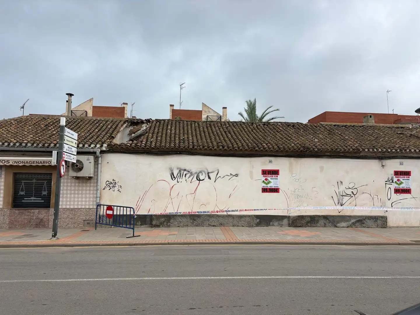 Vista exterior de Casa adosada en venta en La Unión