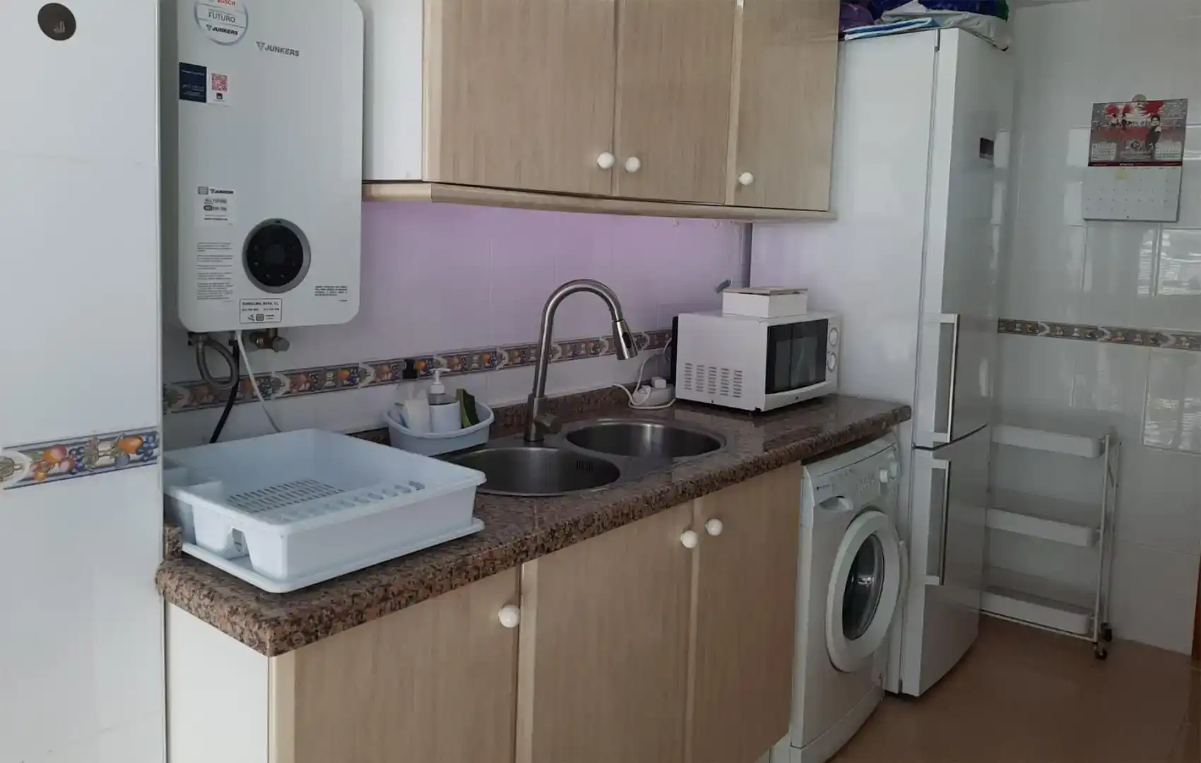 Cuina de Pis de lloguer en Altea amb Aire condicionat, Moblat i Forn