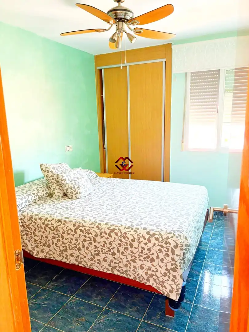Schlafzimmer von Wohnung zum Verkauf in Mazarrón mit Klimaanlage, Möbliert und Balkon