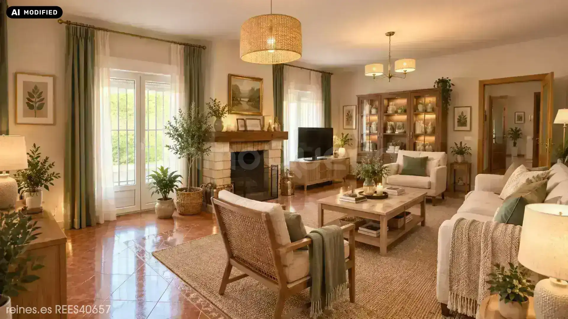 Sala d'estar de Casa o xalet en venda en Villaviciosa de Odón amb Calefacció i Jardí privat