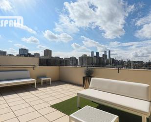Terrace of Attic for sale in  Madrid Capital  with Air Conditioner, Heating and Private garden