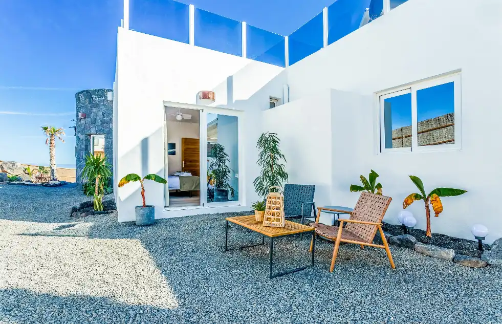 Terraza de Casa o chalet en venta en Haría con Jardín privado y Piscina