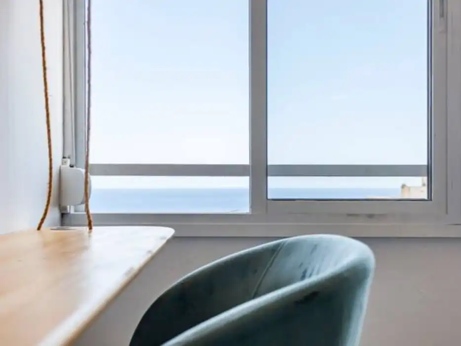 Terrasse von Wohnung zur Miete in Roquetas de Mar mit Klimaanlage und Balkon