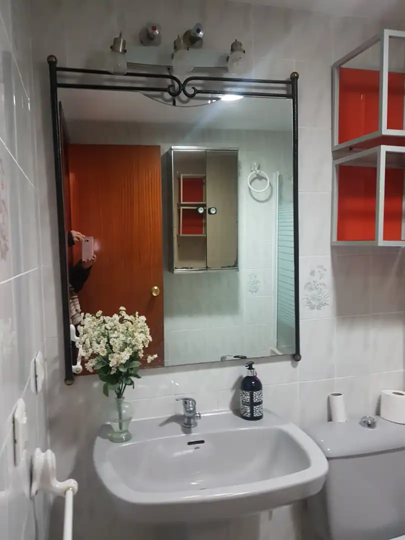 Bany de Apartament de lloguer en El Puig de Santa Maria amb Terrassa, Moblat i Forn