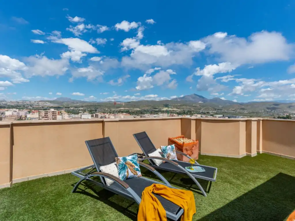 Terrace of Attic for sale in El Campello  with Air Conditioner, Private garden and Terrace