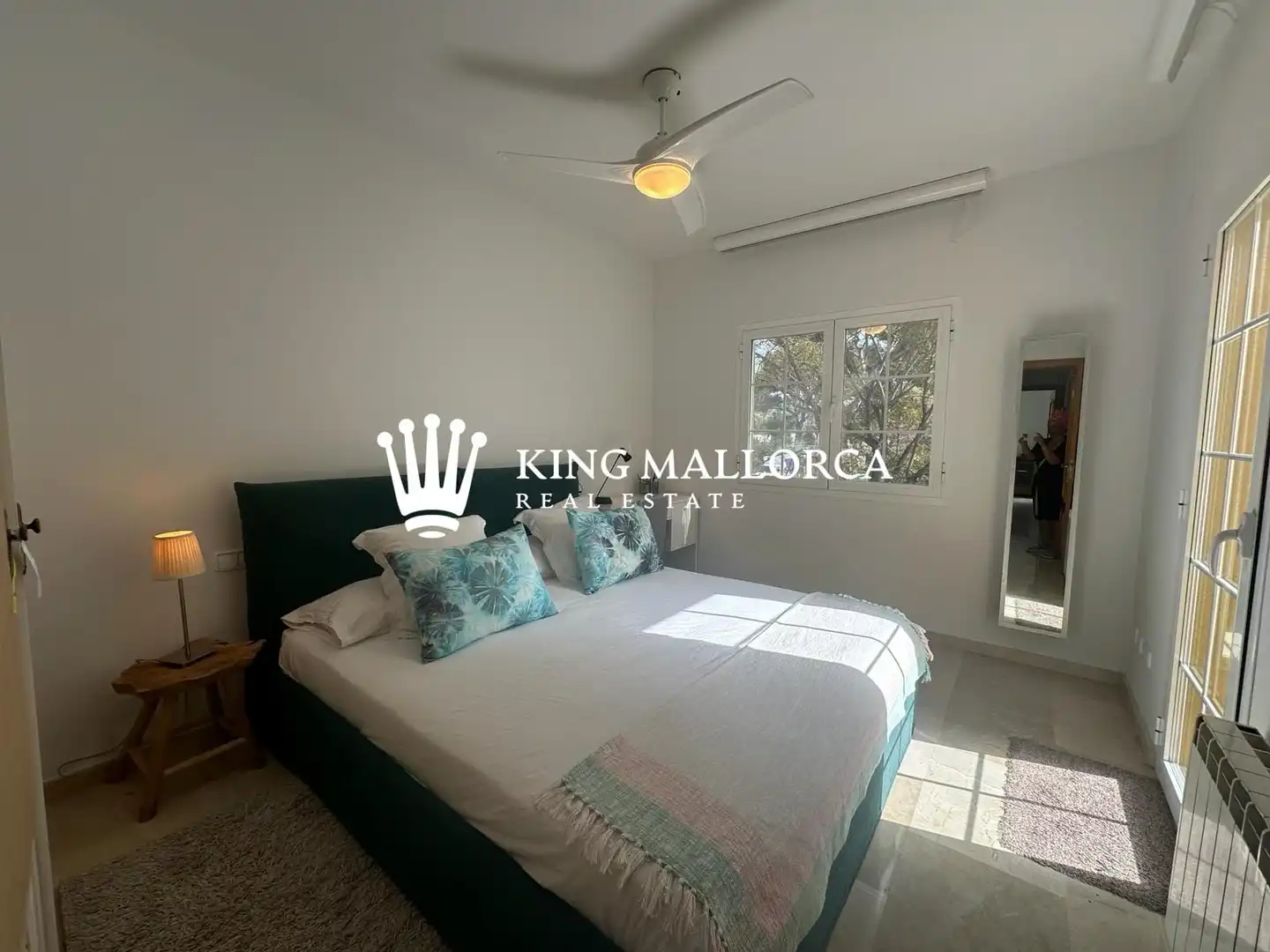 Schlafzimmer von Einfamilien-Reihenhaus zur Miete in Calvià mit Klimaanlage, Privatgarten und Terrasse