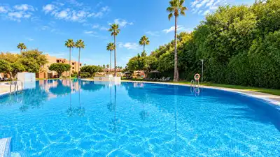 Swimming pool of Detached homes for sale in Mijas  with Air Conditioner, Heating and Terrace